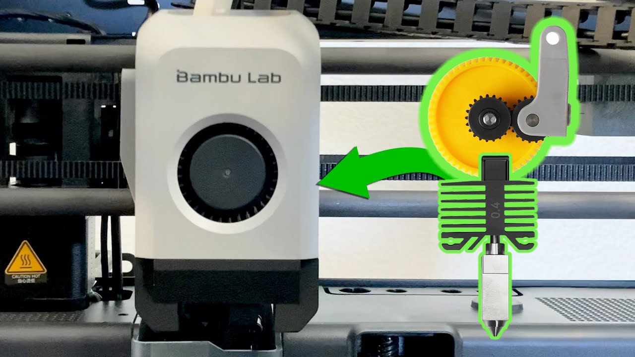 Bambu Lab P1s Hotend Swap
