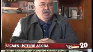 Seçmen Listeleri Askıda