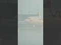 Foggy arrival at Manchester Airport for Virgin Atlantic's A330 #shorts