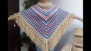 Ruana En Crochet Paso a Paso