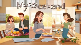 My weekend Routine | English Listening Practice | Improve Your English | Daily Life
