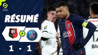 PARIS SAINT-GERMAIN - STADE RENNAIS FC 1-1 Résumé | PSG - RENNES | PSG-SRFC | Ligue 1 Uber Eats 2024