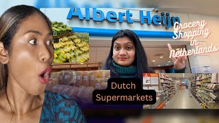 Grocery shopping in the Netherlands | Dutch Supermarket Vlog | Reaction