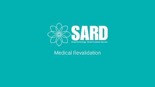 SARD Webinar: Medical Revalidation – March 2023