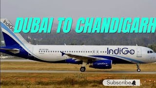 Dubai to Chandigarh | IndiGo flight 🛫 6E-55 |  Full HD Video | Himachali Vlogs