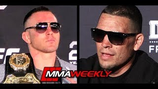 Nate Diaz Doesn't Even Know Who Colby Covington Is  (UFC 241)