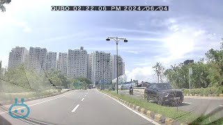 Drive from Queen's Walkway to Puthuvype Beach, Kochi (Qubo Car Dash cam Video)