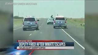 Taylor County Deputy fired after Abilene man escapes handcuffs, climbs onto moving patrol car