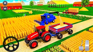 Real Tractor Farming Simulator 2022 - Harvester Tractor Driving #3 - Android Gameplay