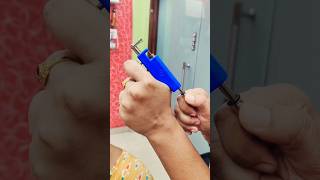 Ear piercing || ear piercing gun shot 🔫👂 #earpiercing #viral #shorts