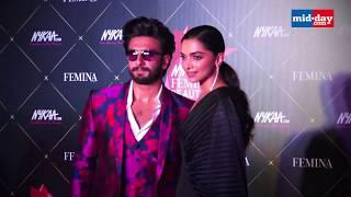 Deepika Padukone And Ranveer Singh Look Happily Married As they Attend NYKAA Beauty Awards Together