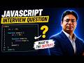 JavaScript Interview Question That Traps Developers 😱 | Function Scope & Variable Shadowing