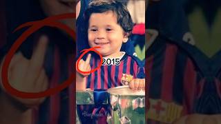 Mateo Messi Evolution 😍🙈#football #shorts