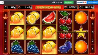 EGT 5 Dazzling Hot Gewinn 450 Euro | CasinoWin Review