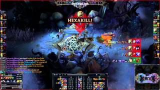 Master Yi Hexakill in 5v6 Hexakill Twisted Treeline Game