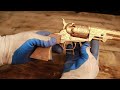 old model ruger revolver gun mestoration（河中发现的装饰枪）1851 海军模型修复