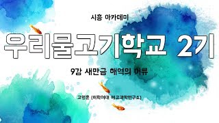 [시흥아카데미] 우리물고기학교2기 9강 「새만금 해역의 어류」 - 최윤(군산대학교 해양생물공학과 교수)