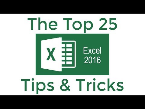 25 лучших советов и подсказок по Excel 2016