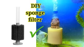 CHEAP and EASY Aquarium filter  / ‌SAFE MONEY DIY Fish Tank Filter/