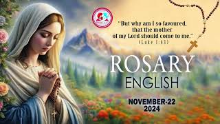 Daily rosary for November 22nd  2024 #japamala for November 22nd#sorrowfulmysteries English