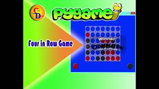 Four in Row Game using pygame | python | free source code | iTechSoftwareAcademy