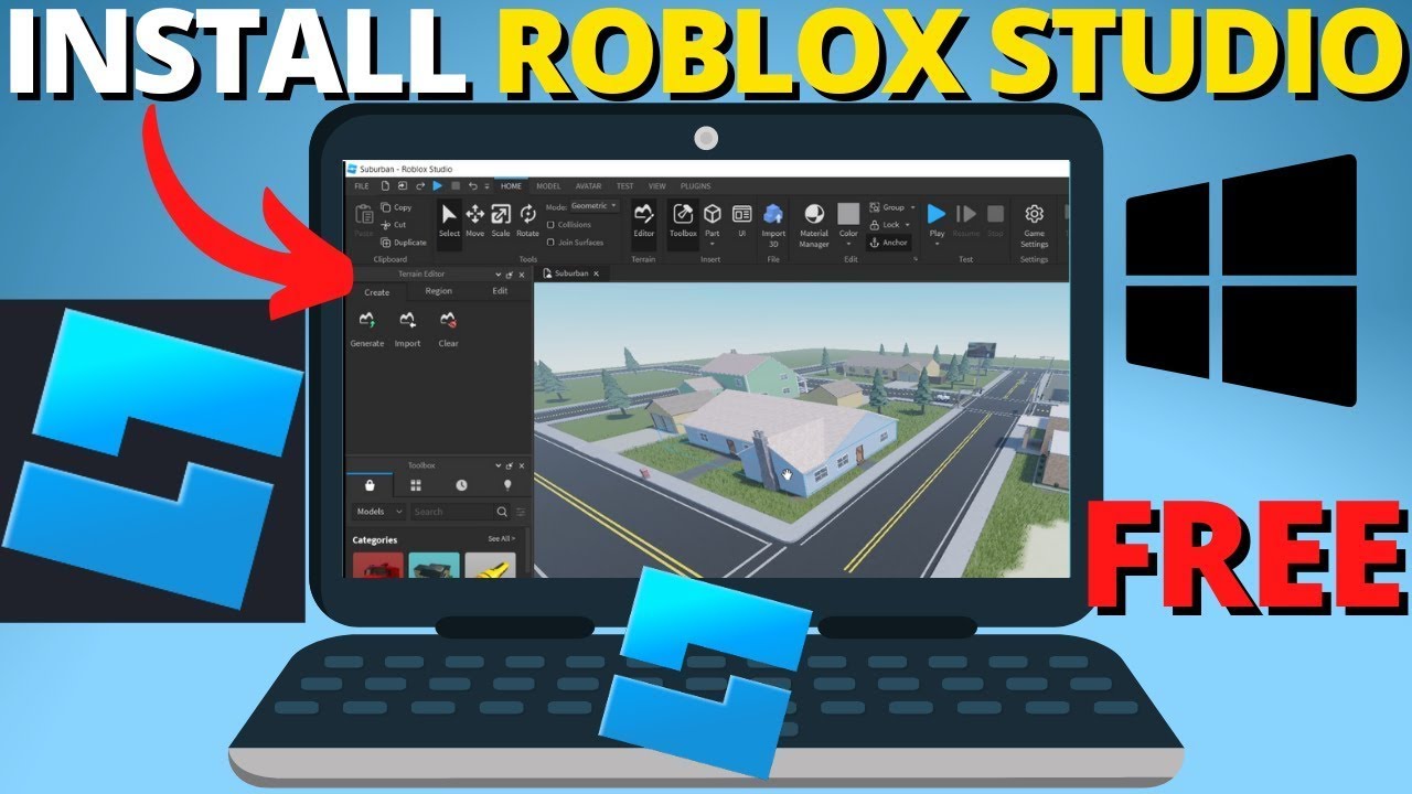 How To Download Roblox Studio On Laptop & PC - Install Roblox Studio On ...