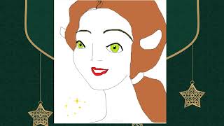 Princess Fiona. To relax, I learn to draw.