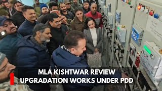 LoP Sunil Sharma, MLA Kishtwar review upgradation works under PDD