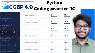 #CCBP Python Coding practice 1C | #nxtwave | #ccbpintensive | #coding questions solving | #trending