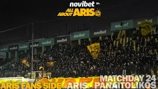 ARIS FC - PANAITOLIKOS: THE FANS SIDE BY NOVIBET ALLABOUTARIS TV!