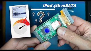 iPod 4th mSATA adapter tests