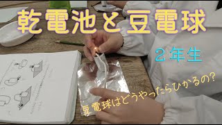 豆電球を光らせる：２年生：理科実験 【麻布科学実験教室】