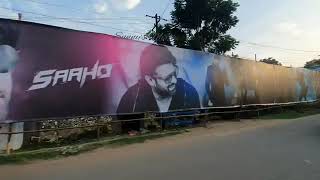 Bhimavaram saaho fever August 30th Telugu prabhas fans banners ,Flexi prabhas