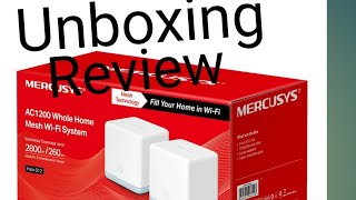 Mercusys wifi mesh unboxing and review