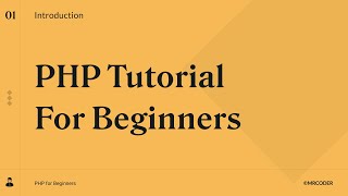 Introduction to PHP & Getting Started | PHP Tutorial for Beginners #1