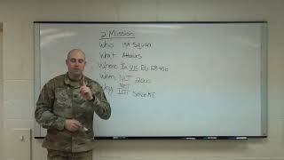 Operations Orders OPORD Paragraph 2 Mission