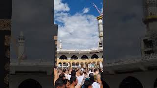 Blessed Hajis and Hajjas performing Tawaf around the holy Kaaba #makkah #makkahlive MashaAllah READ