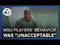 Mel Tucker speaks Monday following player fight in Michigan Stadium tunnel