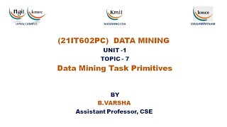 UNIT - 1_Data Mining Task Primitives