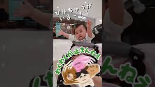 ピカチュウが好きすぎてポケモンセンターの前で大興奮の生後9ヶ月の赤ちゃん　#Shorts