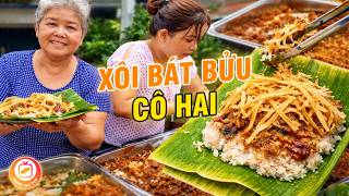 40NĂM XE XÔI BÁT BỬU, XÔI ĐẬUPHỌNG CÔHAI LUÔN HÚTKHÁCH VÌ XÔI DẺOTHƠM GÓI LÁCHUỐI,BÁTBỬU NGON VỪA VỊ