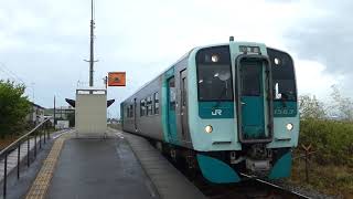 牟岐線1500形 立江駅発車 JR Shikoku Mugi Line 1500 series DMU