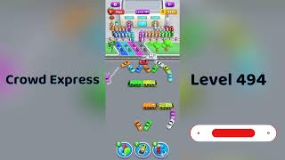 Crowd Express Level 494 Walkthrough 🚦 | Step-by-Step Solution | Go Answer