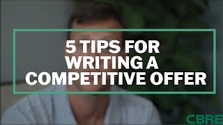 5 Tips for Writing a Competitive Offer - This Week in Multifamily