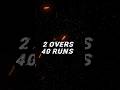 2 Overs 40 Runs 😱🤯#youtubeshorts #shorts #trendingshorts #viratkohli #msdhoni #rohitsharma #ipl