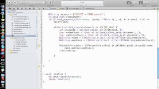 iPhone/iPad Tutorial & Lesson 29: SQLite in iPhone Part 2/2