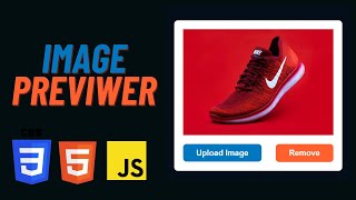 Preview Image before upload using html CSS and JavaScript | Image Previewer | Lexical programmer