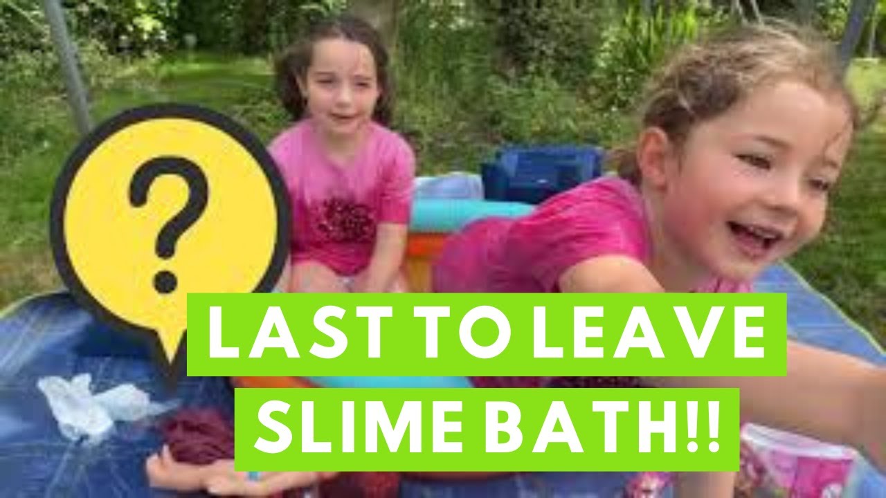 Last To Leave Tiny Slime Bath Youtube