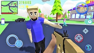 Dude Theft Wars: Open World Sandbox Simulator BETA #6 - Android gameplay