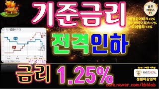 주식 투자] 한국은행 기준금리 전격 인하 1.25% 저평가 기업 기회를 잡아라 세경하이테크 이노와이어리스 와이엠티